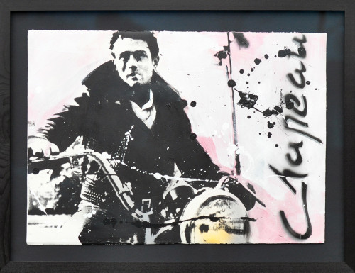 Ronald  Chapeau + Motorcycle pink